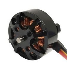 Potente motor elétrico DC sem escovas com diâmetro de eixo de 8 mm e torque máximo de corrente de 1,5 Nm 41,6A