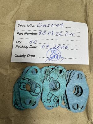 9B.08.02.011 Gaxeta de Vedação Circular para Aviação Resistente a Óleo e Calor e Anel de Vedação para Aviação para Vedação de Flange de Duplo Furo